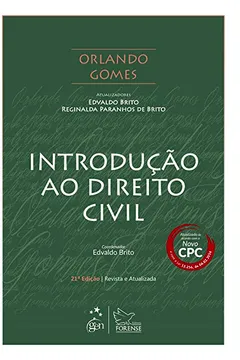 Livro Introdução ao Direito Civil - Resumo, Resenha, PDF, etc.