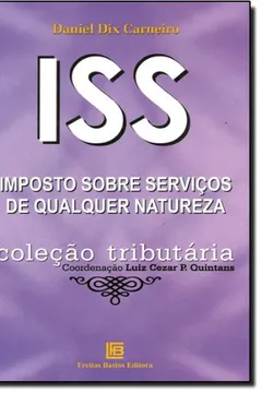 Capa do livro ISS. Imposto Sobre Serviços