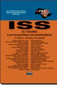 Livro ISS. LC 116/ 2003 à Luz da Doutrina e da Jurisprudência - Resumo, Resenha, PDF, etc.