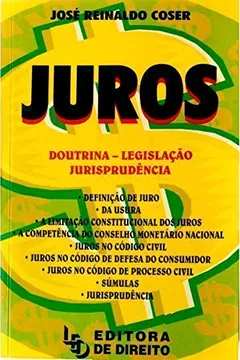 Livro Juros - Doutrina Legislacao Jurisprudencia - Resumo, Resenha, PDF, etc.