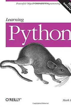 Capa do livro Learning Python