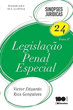 Livro Legislação Penal Especial - Tomo II. Volume 24. Coleção Sinopses Jurídicas - Resumo, Resenha, PDF, etc.