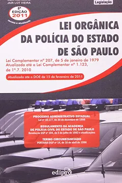 Livro Lei Orgânica Da Polícia Do Estado De São Paulo - Resumo, Resenha, PDF, etc.