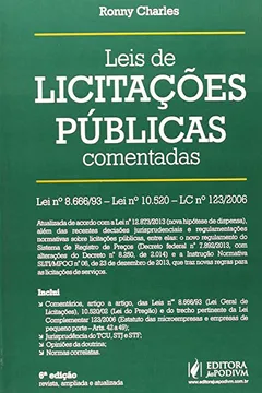 Livro Leis De Licitações Públicas Comentadas - Resumo, Resenha, PDF, etc.