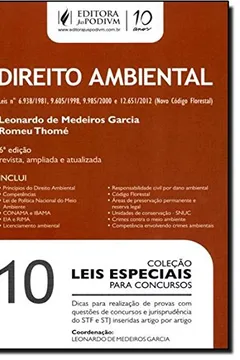 Livro Leis Especiais Para Concursos. Direito Ambiental - Resumo, Resenha, PDF, etc.