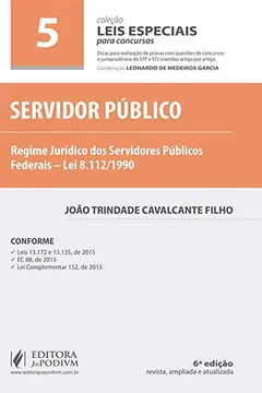 Livro Leis Especiais Para Concursos. Servidor Público - Volume 5 - Resumo, Resenha, PDF, etc.