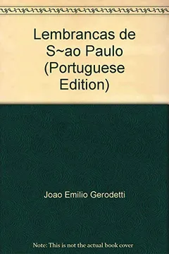 Livro Lembrancas De S~Ao Paulo (Portuguese Edition) - Resumo, Resenha, PDF, etc.
