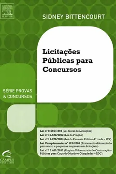 Livro Licitações Públicas Para Concursos - Série Provas e Concursos - Resumo, Resenha, PDF, etc.
