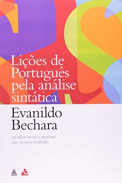 Livro Lições de Português Pela Análise Sintática - Resumo, Resenha, PDF, etc.