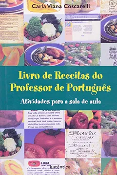 Capa do livro Livro de Receitas do Professor de Português