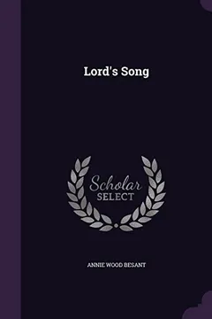 Livro Lord's Song - Resumo, Resenha, PDF, etc.