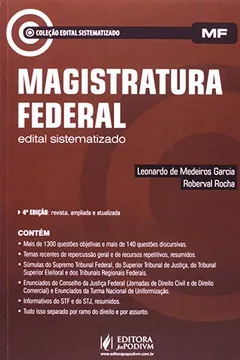 Livro Magistratura Federal. Edital Sistematizado - Resumo, Resenha, PDF, etc.