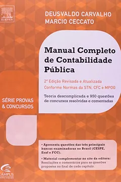 Livro Manual Completo de Contabilidade Pública - Resumo, Resenha, PDF, etc.