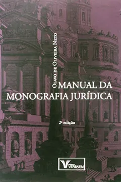 Livro Manual da Monografia Jurídica - Resumo, Resenha, PDF, etc.