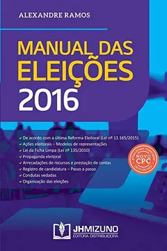 Livro Manual das Eleições 2016 - Resumo, Resenha, PDF, etc.