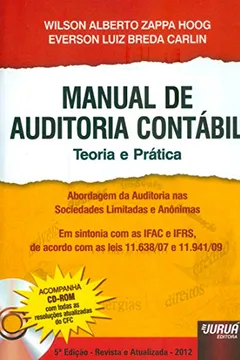Livro Manual de Auditoria Contábil. Teoria e Prática (+ CD-ROM) - Resumo, Resenha, PDF, etc.