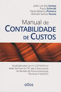 Livro Manual de Contabilidade de Custos - Resumo, Resenha, PDF, etc.
