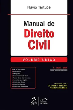 Livro Manual de Direito Civil - Volume Único - Resumo, Resenha, PDF, etc.