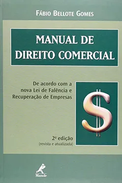 Livro Manual de Direito Comercial - Resumo, Resenha, PDF, etc.