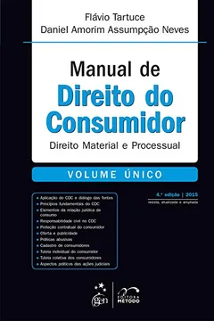 Livro Manual de Direito do Consumidor. Direito Material e Processual - Volume Único - Resumo, Resenha, PDF, etc.