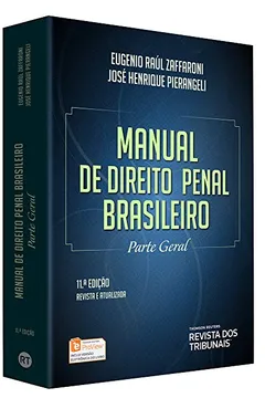 Capa do livro Manual de Direito Penal Brasileiro Parte Geral