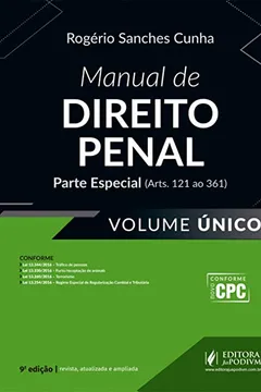Livro Manual de direito penal: Parte especial (Arts. 121 ao 361) - Resumo, Resenha, PDF, etc.