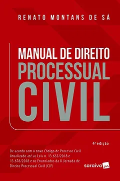 Livro Manual de direito processual civil - 4ª edição de 2019 - Resumo, Resenha, PDF, etc.