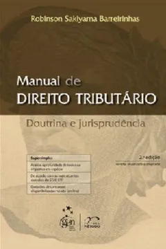 Livro Manual De Direito Tributário Doutrina E Jurisprudência - Resumo, Resenha, PDF, etc.