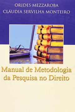Livro Manual De Metodologia Da Pesquisa No Direito - Resumo, Resenha, PDF, etc.