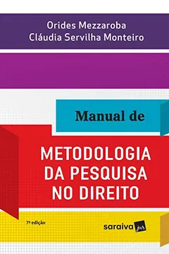 Livro Manual de Metodologia da Pesquisa no Direito - Resumo, Resenha, PDF, etc.