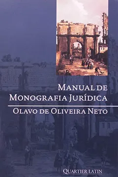 Livro Manual de Monografia Jurídica - Resumo, Resenha, PDF, etc.