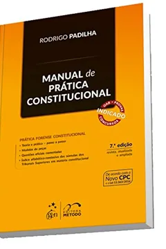 Livro Manual de Prática Constitucional - Resumo, Resenha, PDF, etc.