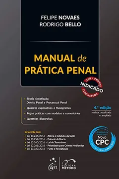Livro Manual de Prática Penal - Resumo, Resenha, PDF, etc.