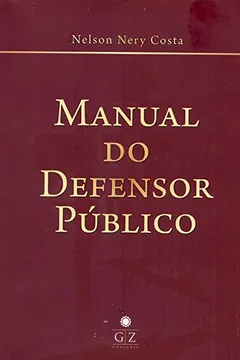 Livro Manual Do Defensor Publico - Resumo, Resenha, PDF, etc.
