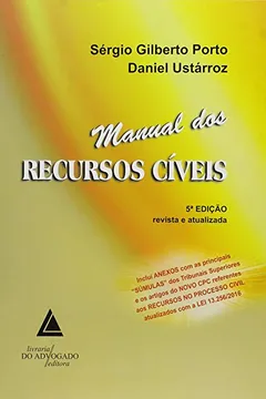 Livro Manual dos Recursos Cíveis - Resumo, Resenha, PDF, etc.