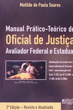 Livro Manual Prático-Teórico do Oficial de Justiça Avaliador Federal e Estadual - Resumo, Resenha, PDF, etc.