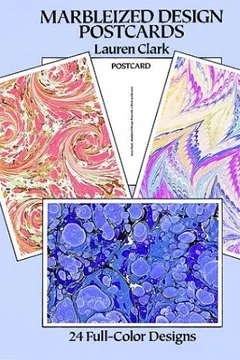 Livro Marbleized Design Postcards: 24 Full-Color Designs - Resumo, Resenha, PDF, etc.