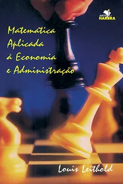 Livro Matemática Aplicada à Economia e Administração - Resumo, Resenha, PDF, etc.