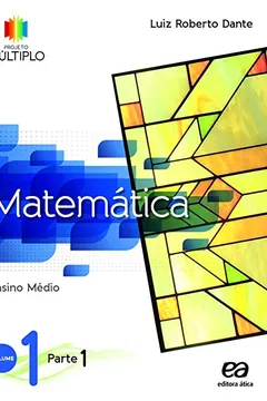 Capa do livro Matemática - Volume 1. Coleção Projeto Múltiplo