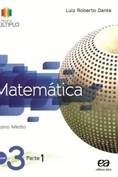 Capa do livro Matemática - Volume 3. Coleção Projeto Múltiplo