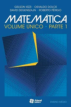 Livro Matemática - Volume Único - Resumo, Resenha, PDF, etc.