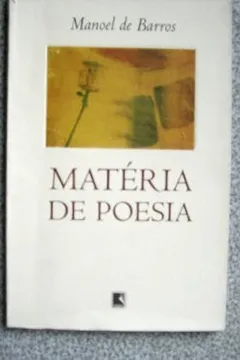 Livro Matéria De Poesia - Resumo, Resenha, PDF, etc.