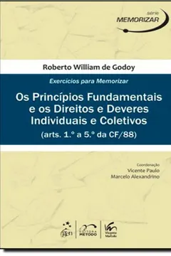 Livro Memorizar - Principios Fundamentais E Os Direitos E Deveres Individuai - Resumo, Resenha, PDF, etc.