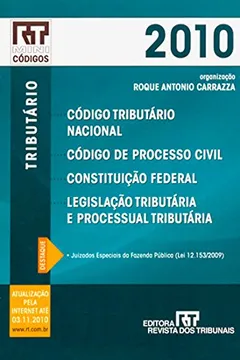 Livro Mini Codigo Tributario (Ctn / Cco / Cpc / Cf) - Resumo, Resenha, PDF, etc.