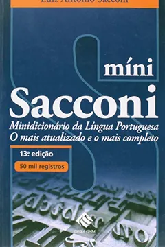 Livro Míni Sacconi. O Mais Atualizado e o Mais Completo - Resumo, Resenha, PDF, etc.