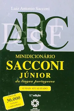 Livro Minidicionario Sacconi Junior Da Lingua Portuguesa - Resumo, Resenha, PDF, etc.