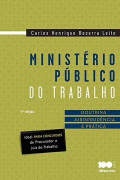 Livro Ministério Público do Trabalho. Doutrina, Jurisprudência e Prática - Resumo, Resenha, PDF, etc.