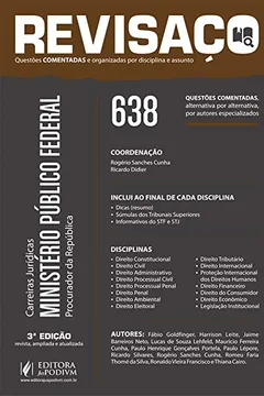 Livro Ministério Público Federal. Procurador da República. 638 Questões Comentadas - Coleção Revisaço - Resumo, Resenha, PDF, etc.