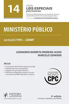 Livro Ministério Público. Leis Especiais Para Concursos. LONMP - Volume 14 - Resumo, Resenha, PDF, etc.