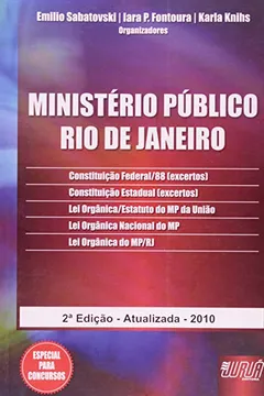 Livro Ministério Público. Rio de Janeiro - Resumo, Resenha, PDF, etc.